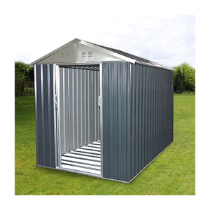 VERTAK Big Size Waterproof Outdoor Steel Storage Shed Garden House with Windows