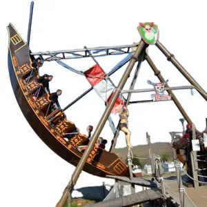 24 Seats Park Import Theme Amusement Park Equipment Rides Pirate Ship From China