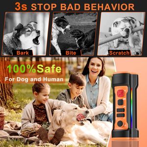 Appareil <span class=keywords><strong>Anti</strong></span>-<span class=keywords><strong>Aboiement</strong></span> Ultrasonique 3-en-1 d'Extérieur à <span class=keywords><strong>Longue</strong></span> <span class=keywords><strong>Portée</strong></span> avec Lampe Torche LED pour Chien - Product Image 5