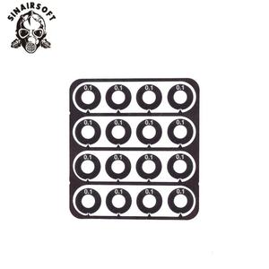 Sinairsoft 48 pièces de plaquettes de réglage de précision en acier inoxydable pour boîte de vitesses AEG 0,1 mm 0,2 mm 0,3 mm - Product Image 3