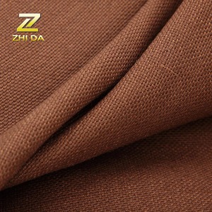 2020 algodón tejido de mezcla de <span class=keywords><strong>lino</strong></span> tejido para bolsas usan ropa de algodón precio de fábrica - Product Image 3