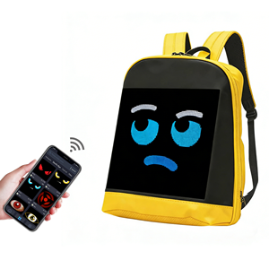Full Color Smart <b>LED</b> Display <b>Backpack</b> Bag <b>LED</b> Digital Advertising Display Mochila Pantalla <b>Led</b> Mochila <b>Led</b> Ojos - Product Image 1