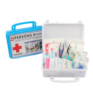Boîte de premiers soins d'urgence pour <span class=keywords><strong>25</strong></span> personnes Trousse de premiers soins murale Trousse médicale d'urgence étanche pour voiture de bureau à domicile - Product Image 3