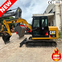 Excavatrice d'occasion Caterpillar 305.5E2, 5,5 tonnes, moteur, pompe, pièces détachées, accessoires, livraison gratuite disponible