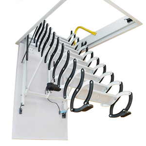 Steel/Aluminium <strong>Remote</strong> Control Automatic Telescopic Electric Folding Loft <strong>Ladder</strong> Stairs Attic <strong>Ladder</strong> Electric - Product Image 4