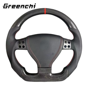 <span class=keywords><strong>Volante</strong></span> de Coche Personalizado de Fibra de Carbono Real Compatible con Volkswagen <span class=keywords><strong>Golf</strong></span> 5, Jetta MK5, GTI, <span class=keywords><strong>R32</strong></span>, EOS, Passat B6 Sin Airbag - Product Image 2