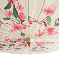 Parapluies en papier artisanal en gros, parapluies chinois en papier huilé de bambou pour mariage, photographie et danse
