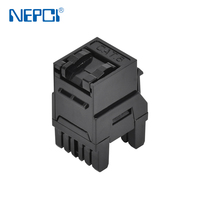 Nuevo Conector Keystone RJ45 Cat6 UTP de 10 Gbps con Obturador, Compatible con PoE+, para Centros de Datos