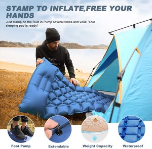 Woqi-colchoneta <span class=keywords><strong>inflable</strong></span> compacta para dormir, colchoneta para viajar y hacer senderismo, superventas - Product Image 2