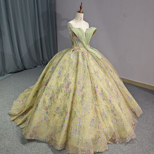 Jancember 6803 Chic Pearls Colorful Empire Quinceanera Vestidos para fiesta - Product Image 3