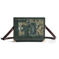 Drop Shipping Sac à main en cuir PU sur le thème de la Bible pour les amoureux de la littérature Sac à bandoulière idéal pour cadeau de la Bible