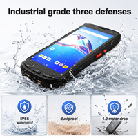PDA Industrial Resistente BX6200, Pantalla HD IPS de 5.5 Pulgadas, Lector UHF RFID, Escáner de Código de Barras 2D, Terminal de Datos con Huella Dactilar