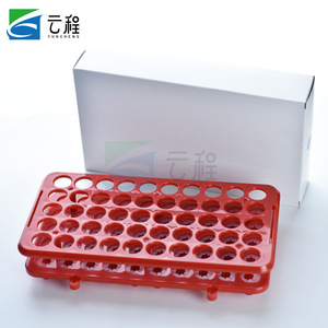 Soporte para tubos de centrífuga Yuncheng 50 Well, de plástico multicolor, para tubos de ensayo de laboratorio, para tubos EP de 5, 10 y 15 ml - Product Image 3