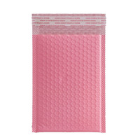 Emballage biodégradable personnalisé, petit sac à bulles noir pour les achats