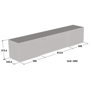 Soporte de TV de Madera con Chimenea de 72 Pulgadas, Color Blanco y Negro, con Control Remoto, Directo de Fábrica, para Sala de Estar, Modelo Tv7232fsb-a - Product Image 2