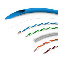 Cable UTP CAT5e/CAT6 de Fácil Extracción, 305m 1000ft 24AWG OFC/CCA LSZH, Diseño Anti-Enredos