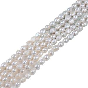 10-11mm White Edison Freshwater <b>Pearls</b> Natural Scattered Particles for DIY Necklace Bracelet Earrings <b>Loose</b> <b>Pearls</b> - Product Image 5