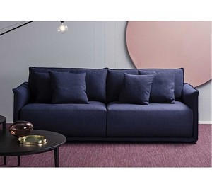 Sofás Modernos de Estilo Urbano para Sala de Estar, Sofá de Tela Beige de 2 Plazas para Sala de Estar - Product Image 6