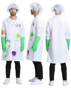 Costume da Scienziato Pazzo per Halloween per Bambini, Abito da Festa in Maschera con Mantello per Carnevale e Festival del Pazzo - Product Image 2