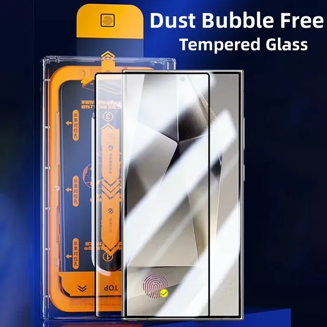 For Samsung Galaxy S24 Ultra S24 Plus Dust-free Bubble Advanced Screen Protector S25Ultra Glass Tempered Film