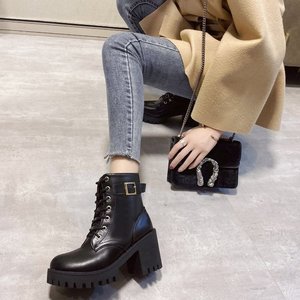 <span class=keywords><strong>Botas</strong></span> de Plataforma para Mujer, con Cordones, Estilo Punk Rock, Tacón Alto, <span class=keywords><strong>Botas</strong></span> de Motociclista, <span class=keywords><strong>Botas</strong></span> Romanas para Mujer - Product Image 5