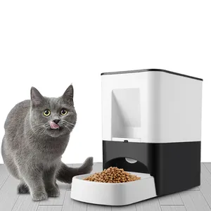 Alimentador automático para gatos 14l, alimentador temporizado para cães, dispensador de comida para animais de estimação, com saco desseco, para alimentos secos, para cães grandes