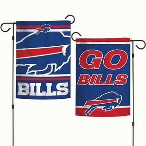 Nuevo envío rápido Buffalo Bills Classic Retro Logo Bandera de jardín de 2 caras - Product Image 6