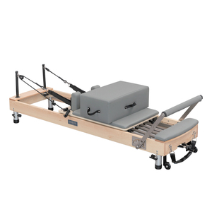 Máquina de Pilates Reformer Comercial, de Madera de Arce Resistente, Multifuncional y Portátil para Gimnasio en Casa y Estudio, con Beneficios para la Salud - Product Image 2