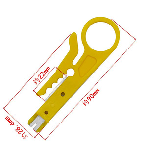 Network Crimper <b>Tool</b> JHS200 Alloy Steel <b>Wire</b> Stripper Cutter Front Entry Diy Multi Function - Product Image 4