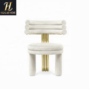 <span class=keywords><strong>Chaise</strong></span> de restaurant de luxe Nordic Light Boutique <span class=keywords><strong>chaise</strong></span> de <span class=keywords><strong>salle</strong></span> à <span class=keywords><strong>manger</strong></span> en tissu métallique en acier inoxydable <span class=keywords><strong>chaise</strong></span> de réception de restaurant occidental - Product Image 6