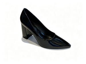 Zapatos de tacón de aguja de charol para mujer, elegantes, sin cordones, con punta, para fiesta, sandalias con lazo de diamantes de imitación, OEM ODM - Product Image 2