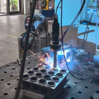 Nouvelle machine à souder robotisée contrôlée haute performance, soudeuse MIG portable, préchauffeur de construction, équipement de soudage pour tuyaux et plaques