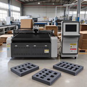 Machine de découpe automatique pour tapis de douche en PVC et tapis de voiture en caoutchouc, avec dispositif de couteau oscillant rotatif - Product Image 3