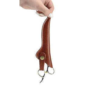 2024 Gepersonaliseerde PU Lederen Schaarhoes met Hoge Zichtbaarheid 8*20cm 28g Lichtgewicht Opberghoesje - Product Image 4