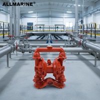 Pompe pneumatique à double diaphragme Wilden T4 1-1/2 pouce certifiée CE OEM pour le traitement des eaux usées, l'industrie automobile et la fabrication