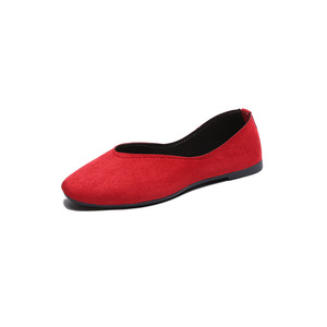 Mocassins pour femmes à bout peu profond, couleur unie, tendance, chaussures décontractées pour femmes, chaussures plates confortables pour la marche en plein air - Product Image 3