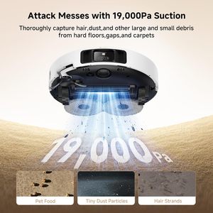 For MOVA P50 PRO ULTRA Robot Vacuum and Mop 19,000Pa Suction with Anti-Tangle Brush Auto <b>Empty</b> and Refill - Product Image 3