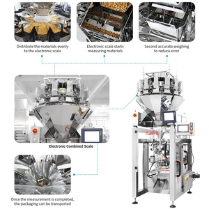 Machine d'emballage automatique de sacs d'emballage de haute précision pour l'emballage de sachets en aluminium/film de chips croustillantes pour aliments feuilletés frites - Product Image 3