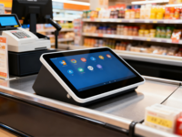 TS116 Android 14 GMS 4 + 64 Go Tablette Point de Vente Caisse Enregistreuse POS Système Reconnaissance Faciale Caméra 11. Écran tactile pouces avec NFC