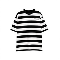 T-shirts en tricot imprimés pour hommes, de haute qualité, de luxe, surdimensionnés, 100% coton, de marque premium