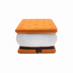 Série Alimentaire Jouet Squishy en Mousse PU Combo Chocolat, Biscuit, Burger, Sandwich pour Filles et Garçons - Product Image 6