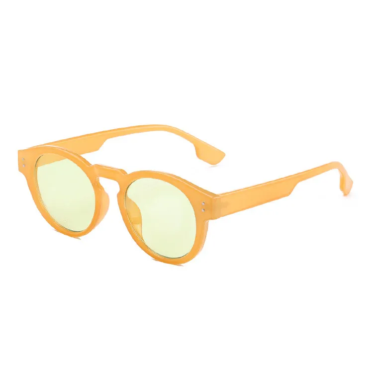 <span class=keywords><strong>Sunway</strong></span> gözlük özelleştirme özel tasarımcı logosu yeni gelenler yuvarlak çerçeve perçin denizanası güneş gözlüğü kadın güneş gözlüğü