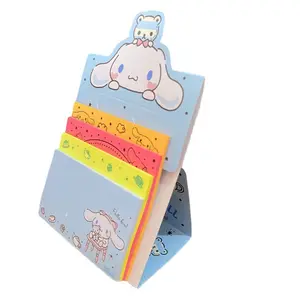 DHF766 all'ingrosso Cartoon portatile note memo giapponese Sanrioed personaggio Kuromi Melody desktop memo pad taccuino kawaii