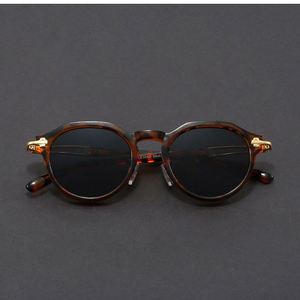 Lunettes de soleil carrées vintage 2025 personnalisées avec logo, en alliage, pour hommes, protection UV400, pour la conduite en extérieur, lunettes rondes pour homme - Product Image 3
