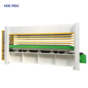 Mdf plywood hydraulic laminating melamine wood hot oil press machine for veneer