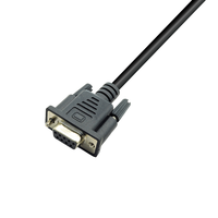 Câble Série Blindé DB9 Mâle-Femelle RS232, Faisceau de Câblage Personnalisé Longueur OEM Usine, Connecteur DB9