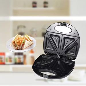 Wholesale Electric Household Double Sided Non-Stick Heating Sandwich Machine Multifunctional <b>Toaster</b> Breakfast Machine Cool - Product Image 4