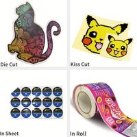 Tamaño personalizado a todo color reutilizable planificador feliz libro de pegatinas para niños impresión digital en papel cartón PVC para niños