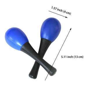 Maracas de Plástico Mini con Logotipo Personalizado, Agitadores de Mano, Recuerdos para Fiestas, Regalo para Niños, para Actividades Escolares - Product Image 2