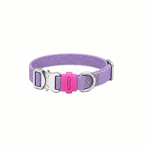 Collier pour chien en PVC tissé à blocs de couleur, imperméable et durable - Product Image 3